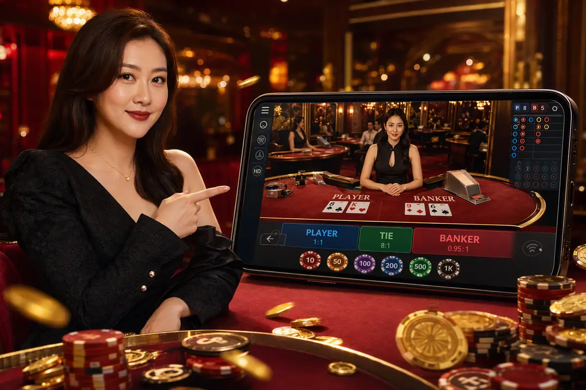 bamar8 Live Baccarat ဒိုင်သမားနှင့်ကစားခြင်း